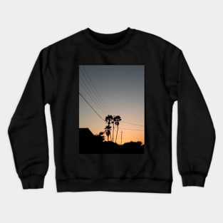 Golden hour palm trees Crewneck Sweatshirt